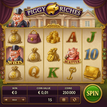 Casinia - Piggy Riches Slot Game - NetEnt